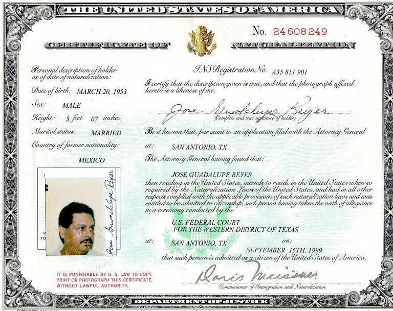 Certificate Of Citizenship Copy Certificate Of