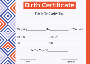 What is Certificate of Birth