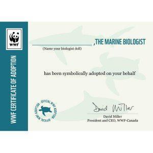 WWF Certificate of Adoption 