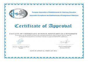 Certificate of Approval for Project