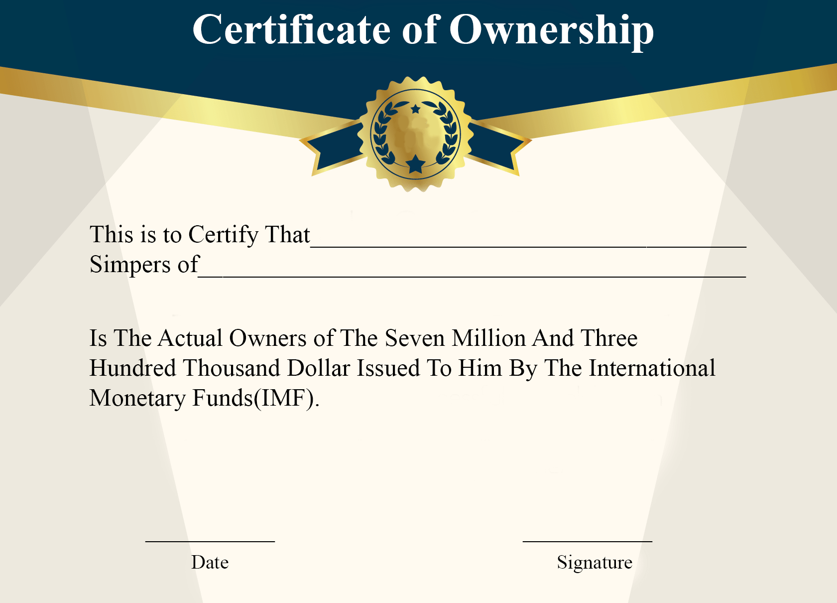 certificate-of-ownership-23  Certificate Of For Ownership Certificate Template