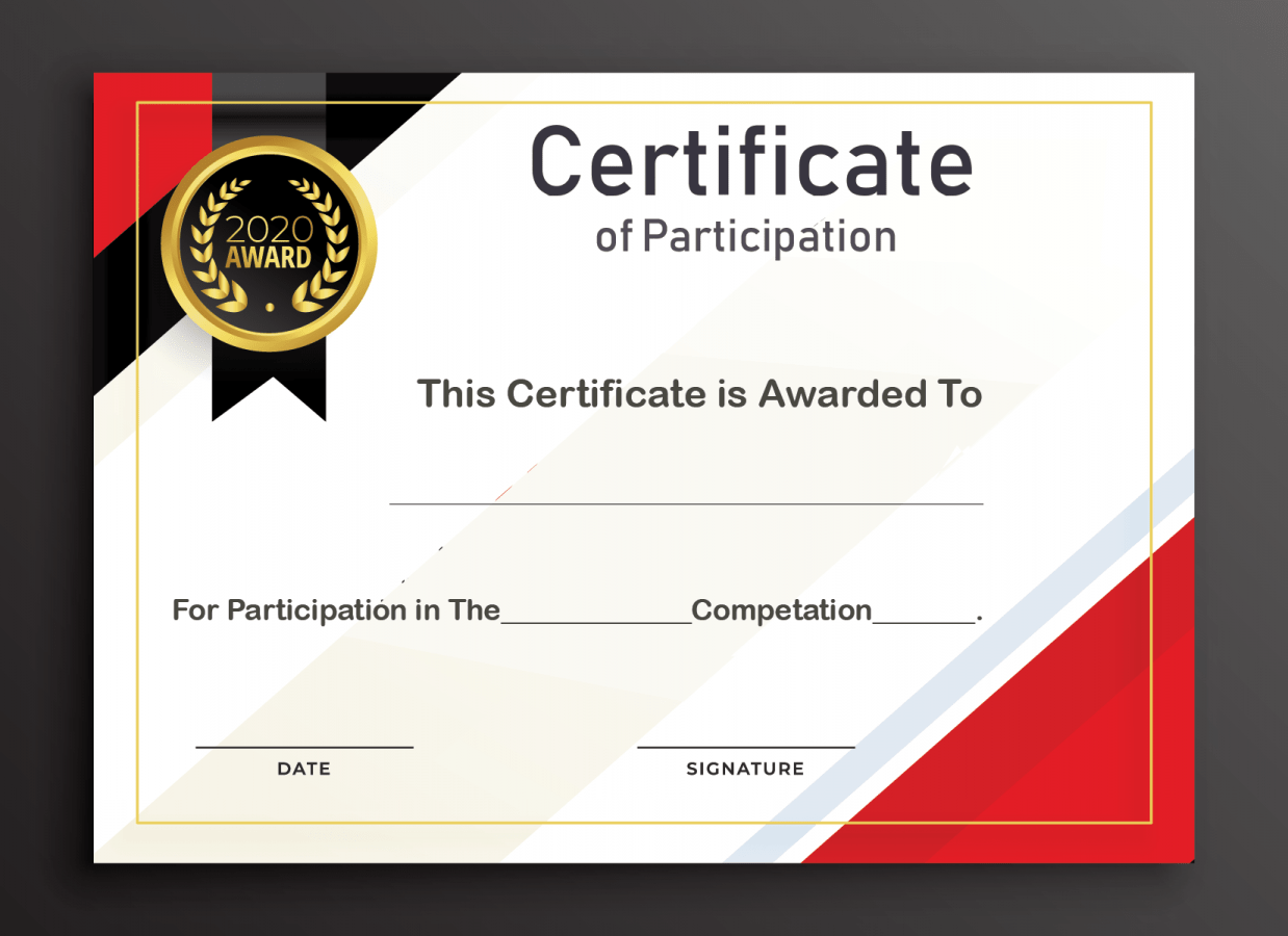 Free Printable Certificate of Participation Templates