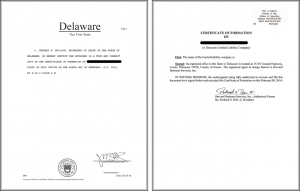 Delaware Certificate of Dissolution