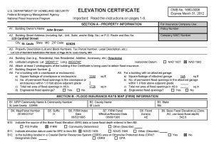 How to Read an Elevation Certificate