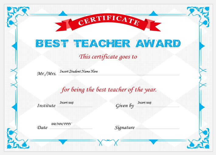 Free-printable-certificate-for-best-teacher